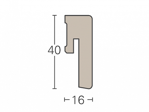 Lišta PARADOR SL 3 Teak D001 1745465